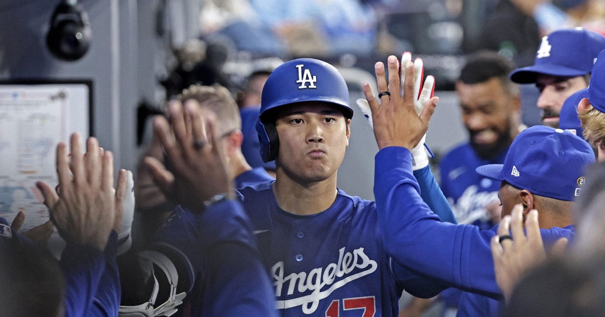 Baseball: Ohtani goes deep in back-to-back games as Dodgers beat Blue Jays