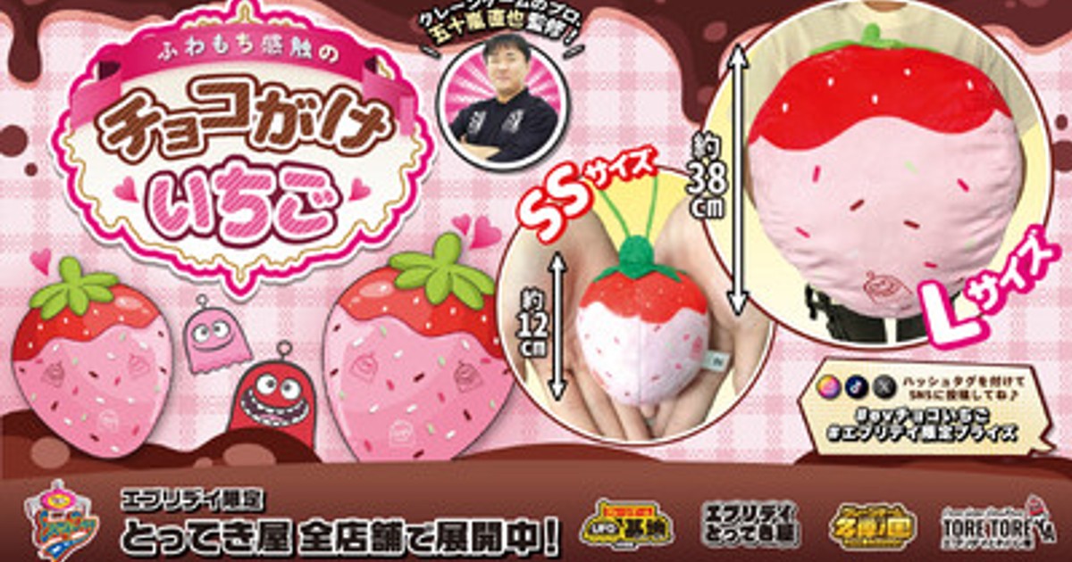 プレスリリース：抱きしめたくなるサイズ感！「チョコがけいちご