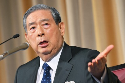 SBIホールディングスの北尾吉孝会長兼社長＝東京都内で2025年4月17日、手塚耕一郎撮影
