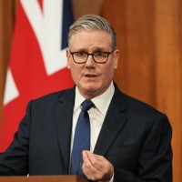 英国のスターマー首相＝ロンドンの首相官邸で2026年4月1日、代表撮影・ロイター