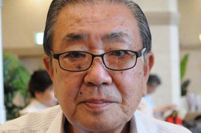 元早大野球部監督の野村徹さん＝大阪市北区で2017年8月12日午後3時28分、坂本太郎撮影