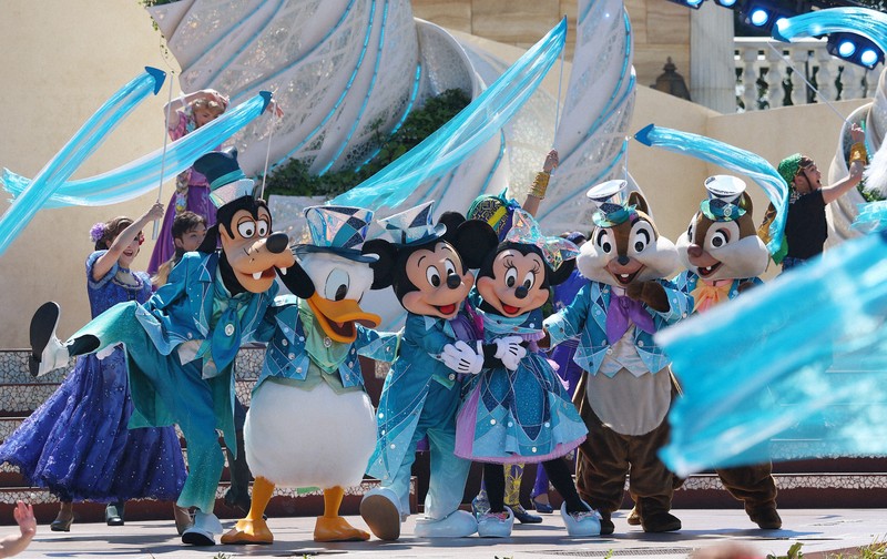 東京ディズニーシーで25周年イベント ミッキーマウスらが登場 [写真