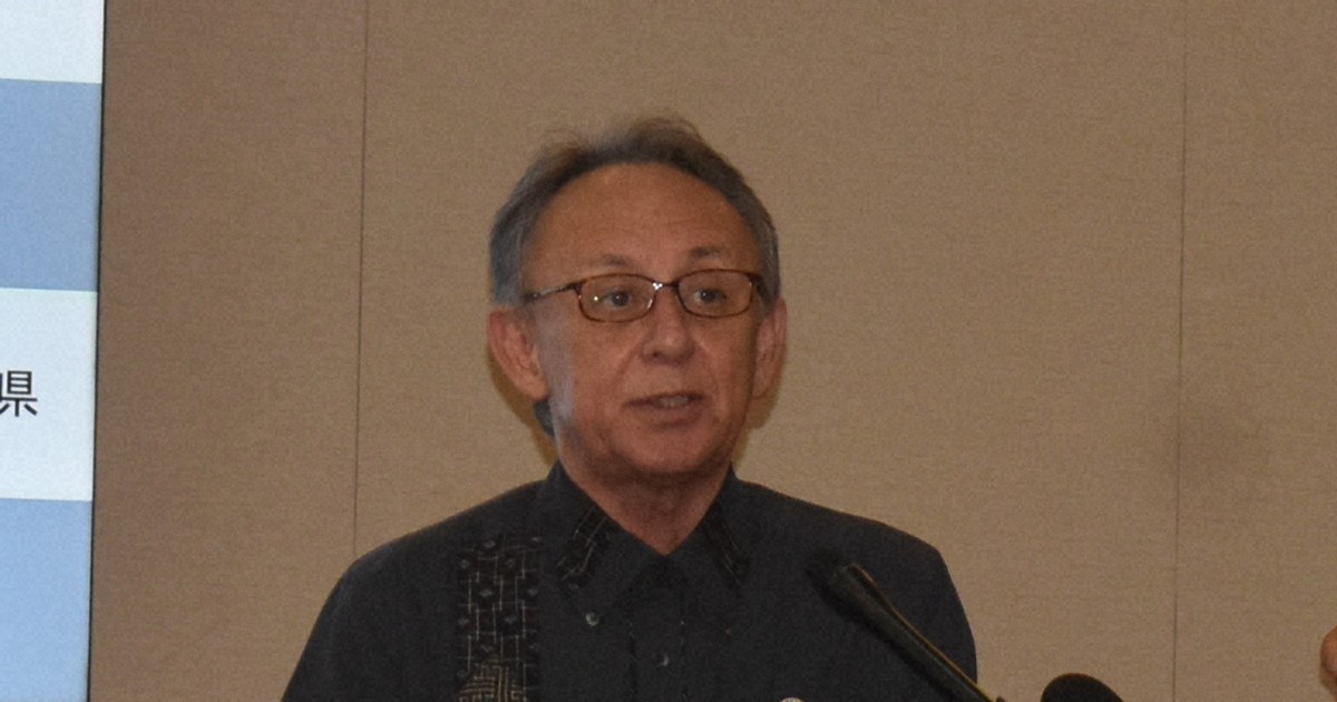 沖縄・玉城デニー知事、3選目指し出馬へ　事実上の一騎打ちか
