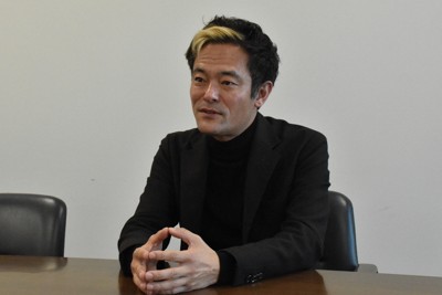 「マネーテラス」社長、梶間勝善さん＝名古屋市中村区で2026年2月21日午後4時4分、太田敦子撮影