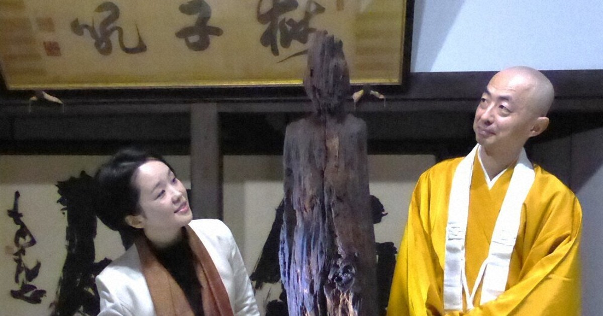 焼けぼとけ様、復活 800年ぶり、優美な立ち姿 当麻寺中之坊、13日から