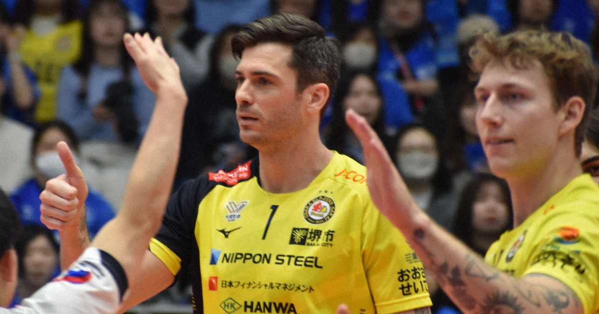 バレー推し:今季限りで退団発表の堺・アンダーソン「交渉する時間が……」
