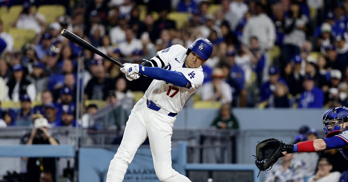 Baseball: Ohtani sets 44-game on-base record for Japanese-born player