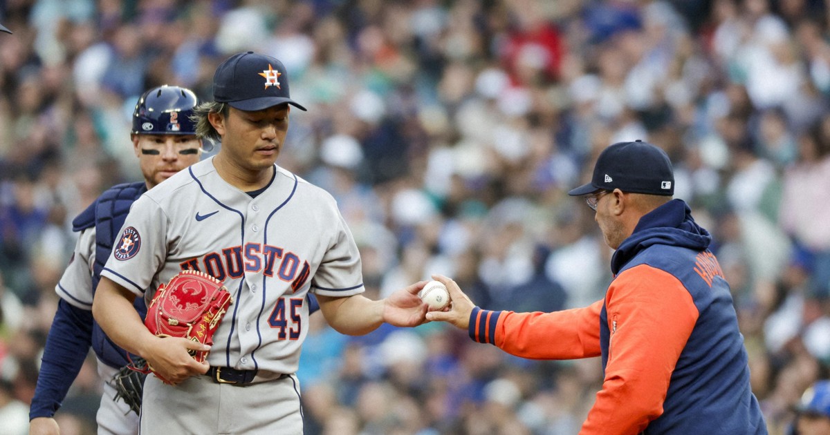 アストロズ今井達也、右腕の疲労で検査へ　マリナーズ戦で乱調