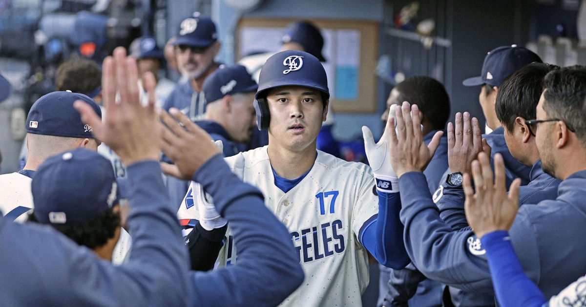 Baseball: Ohtani extends on-base record with awaited Dodger Stadium homer