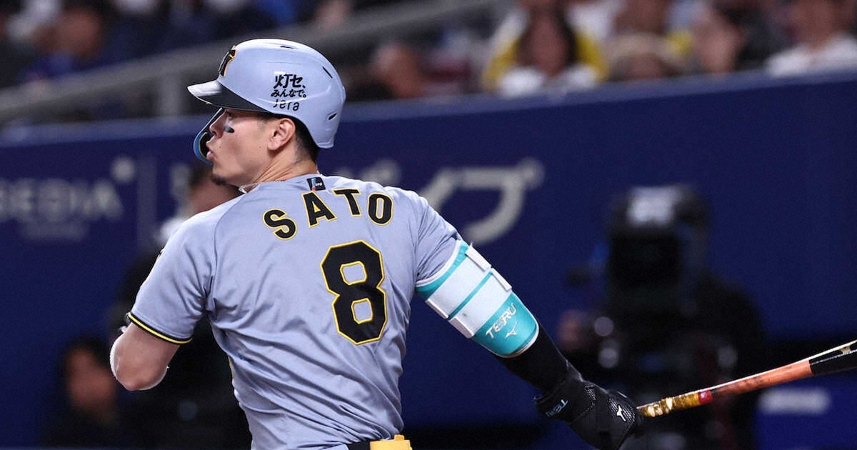 【朗報】阪神・佐藤輝明さん、打率.411とかいうとんでもない数字を叩き出してしまうｗｗｗｗｗｗｗｗｗｗ