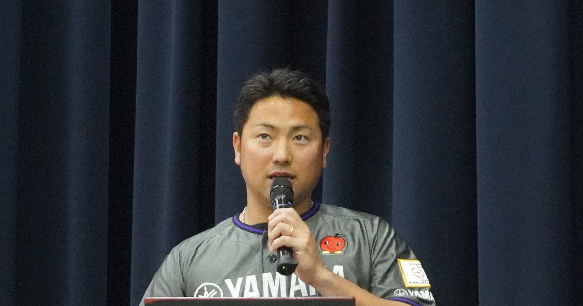 「諦めたのではなく…」　ヤマハの矢幡勇人選手が母校で講演