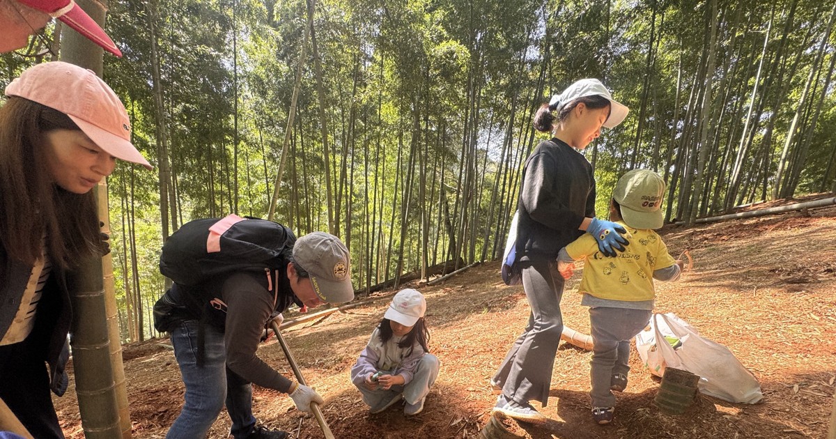 「合馬のタケノコ」求め家族連れ続々　北九州市の春の味覚