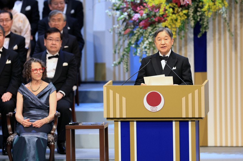 日本国際賞授賞式に天皇、皇后両陛下がご出席 [写真特集1/23] | 毎日新聞
