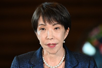 AZECプラスオンライン首脳会談を終え、報道陣の取材に応じる高市早苗首相＝首相官邸で2026年4月15日午後4時14分、平田明浩撮影
