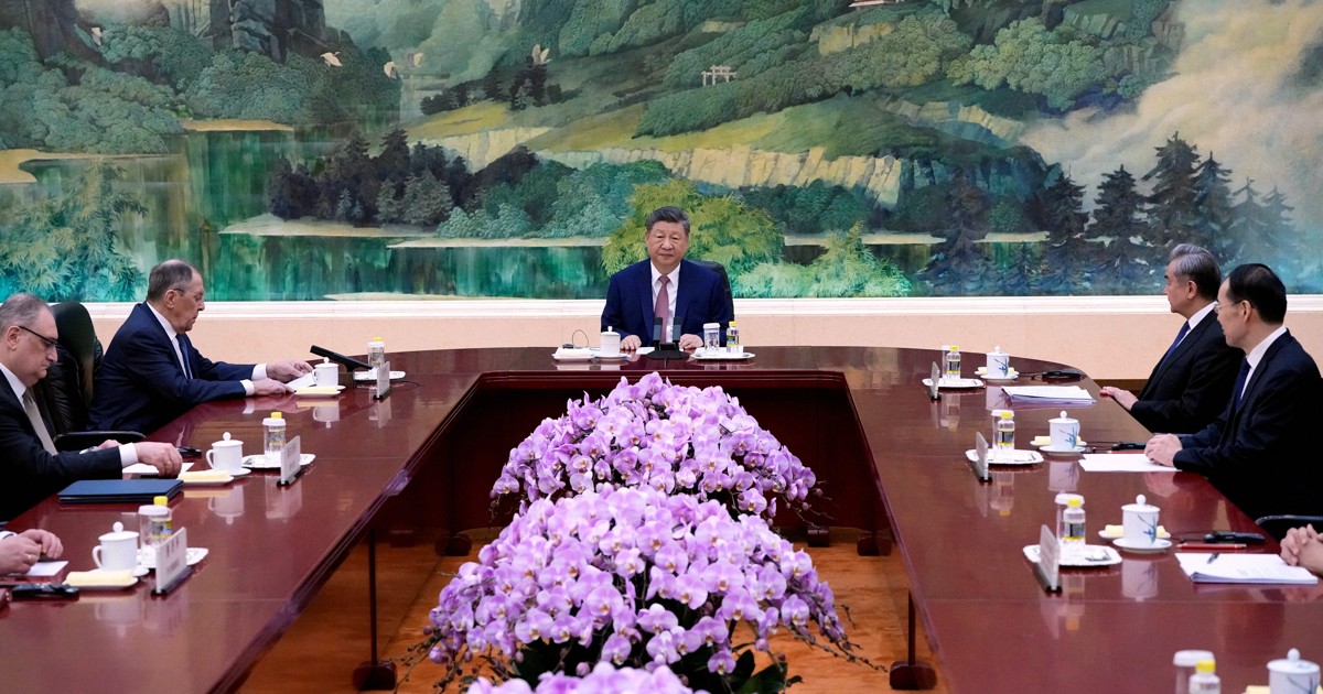 習近平氏、露外相と面会　「より高みへ」中露関係の推進強調