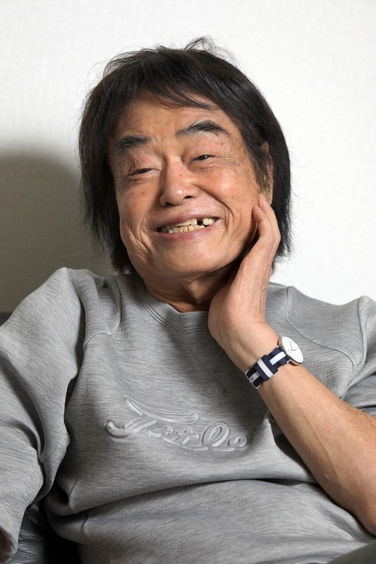漫画家の東海林さだおさん＝東京都杉並区で2019年11月18日、梅村直承撮影