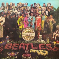 ビートルズのアルバム「サージェント・ペパーズ・ロンリー・ハーツ・クラブ・バンド」のジャケット