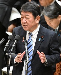 Japanese Foreign Minister Toshimitsu Motegi. (Mainichi)