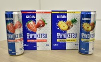 "Kirin Hyoketsu," the canned chu-hi that Kirin Holdings Co. has begun selling in the United States, is seen March 5, 2026. (Mainichi/Kazuki Sakuma)