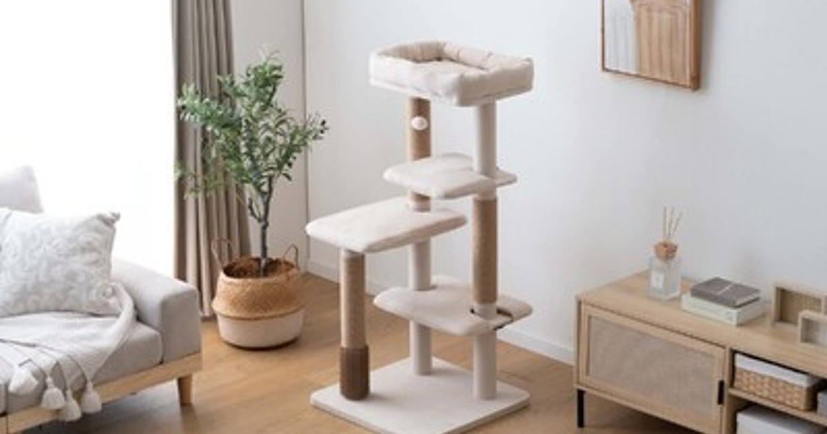 プレスリリース：猫も人も快適に過ごせるキャットタワーが4機種登場