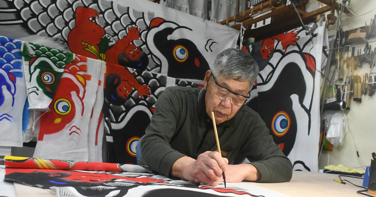 「健やかに育って」　端午の節句へ、こいのぼり作り最盛期　堺