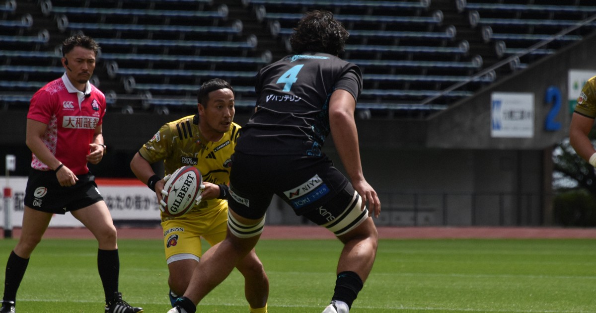 ラグビー　熊本の高校卒、東京SG・流　復興記念の試合出場