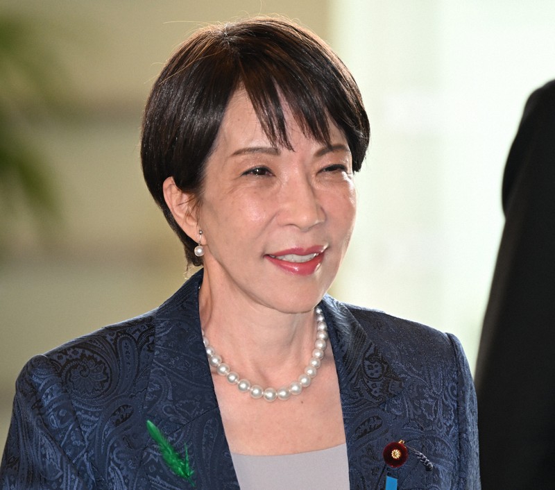 首相官邸に入る高市早苗首相＝2026年4月17日午前8時11分、平田明浩撮影