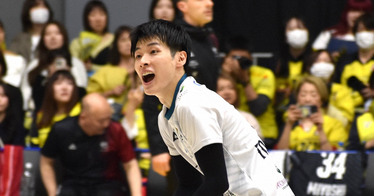 バレー推し:ヴォレアス北海道・外崎航平、サーブレシーブ成功率1位の要因は