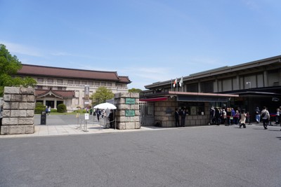 東京国立博物館＝東京都台東区で2026年4月17日、高島博之撮影