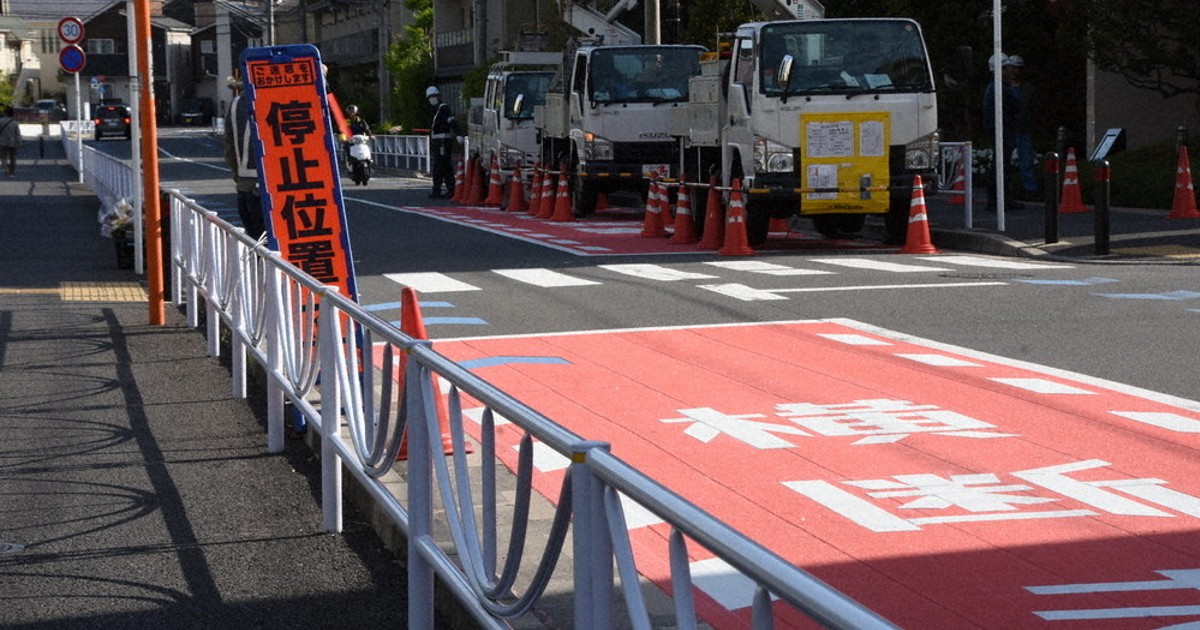 小3死亡現場、上限速度30キロに　神奈川県警、異例の早さで対応