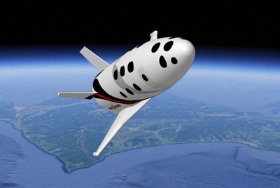 スペースウォーカーが開発を目指していたスペースプレーン「長友」のイメージ＝米本浩一さん提供