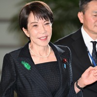首相官邸に入る高市早苗首相＝2026年4月20日午前11時3分、平田明浩撮影