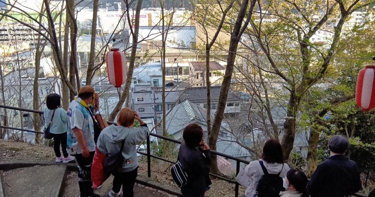 避難する住民の様子