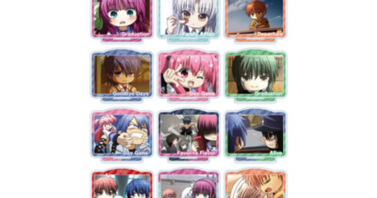 プレスリリース：『Angel Beats!』のトレーディング ゆるコマ アクリル
