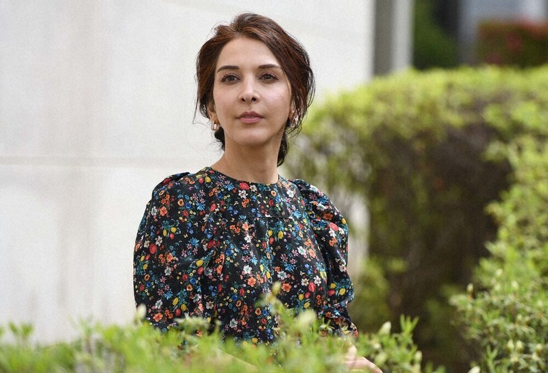 イラン出身の俳優サヘル・ローズさん＝宮本明登撮影