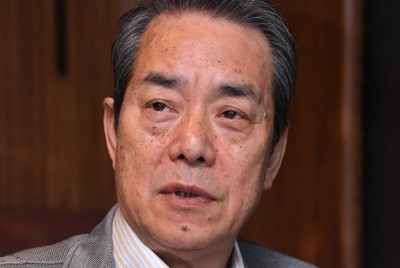 柳沢協二・元官房副長官補＝東京都千代田区で2016年10月3日、根岸基弘撮影