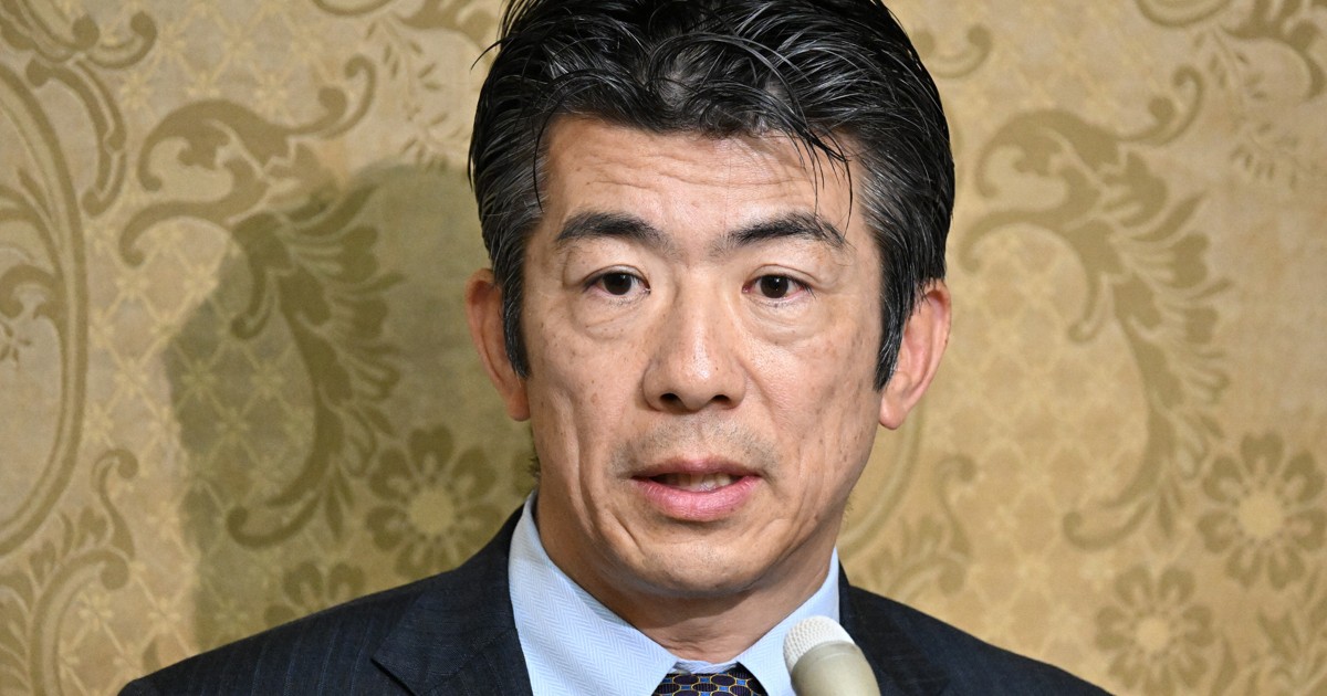 中道・重徳氏、投稿動画を釈明　与党の「謝罪と訂正」要求受け