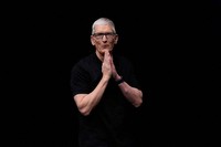 Apple CEO Tim Cook speaks on stage during an announcement of new products at Apple Park in Cupertino, Calif., Sept. 9, 2025. (AP Photo/File)