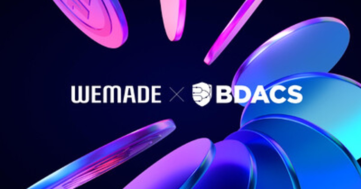 WemadeとBDACSが韓国ステーブルコイン決済標準モデル構築へMOU締結
