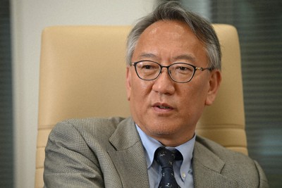 東京財団の柯隆・主席研究員＝藤井達也撮影