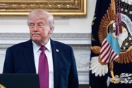 トランプ米大統領＝ワシントンのホワイトハウスで2026年4月21日、AP