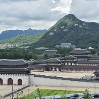 複数の旅行会社の調査で渡航先トップとなったソウルの朝鮮王朝時代の王宮「景福宮」＝ソウル市で2025年7月1日午後0時54分、福岡静哉撮影