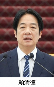 Taiwan President Lai Ching-te. (Kyodo)