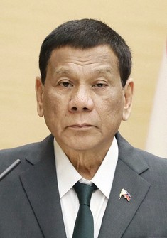 Former Philippine President Rodrigo Duterte. (Kyodo)