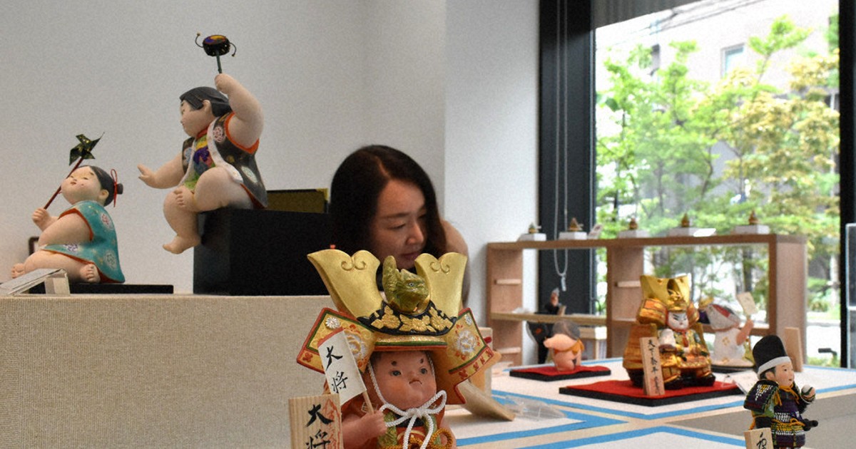 縁起物ずらり、節句人形展 はかた伝統工芸館 ／福岡 | 毎日新聞