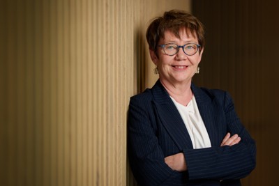 欧州復興開発銀行（EBRD）のオディル・ルノーバッソ総裁＝同行提供