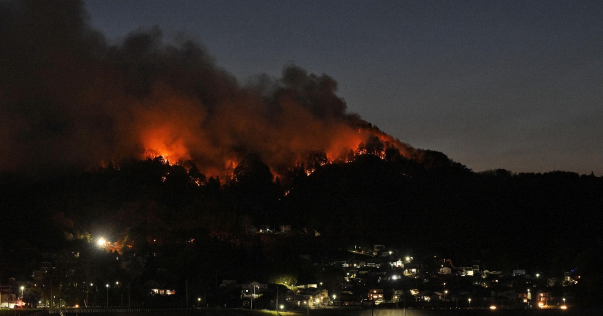 Wildfires in northeast Japan continue raging, burning 730 hectares