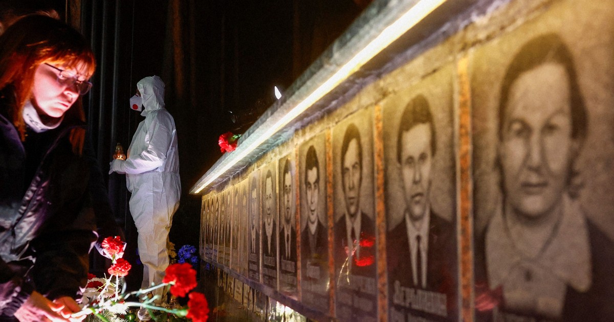 ゼレンスキー氏「世界は核テロ許すな」　チョルノービリ事故40年