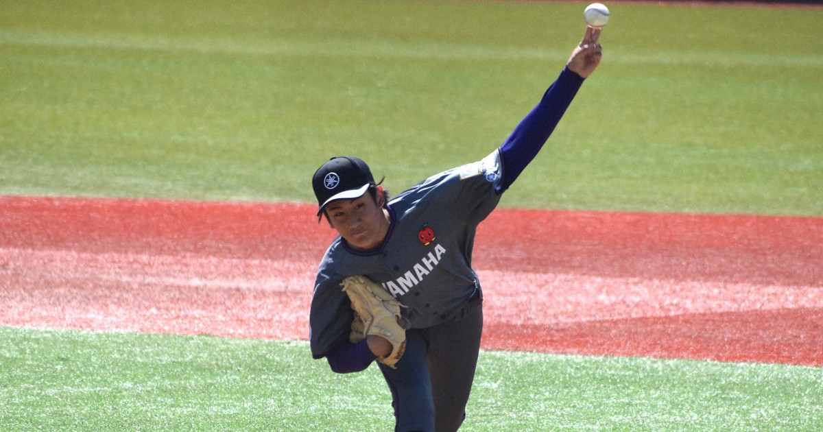 「緊張したが…」　ヤマハのプロ注目左腕・芹沢が上々デビュー