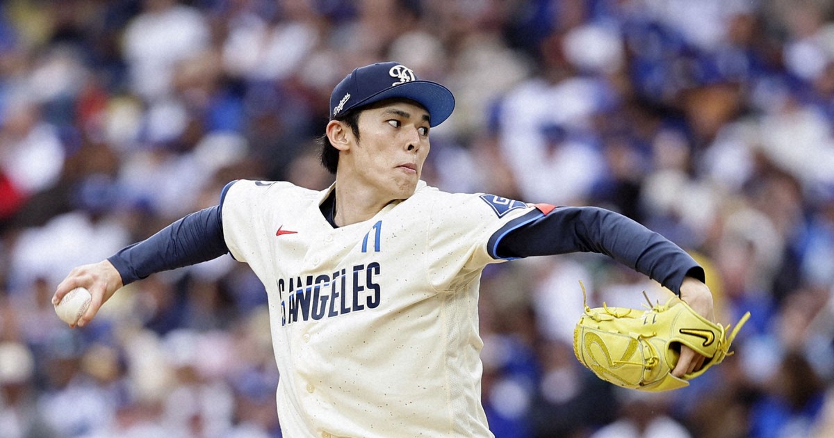 Baseball: Sasaki earns 1st win of season as Dodgers hammer Cubs 12-4